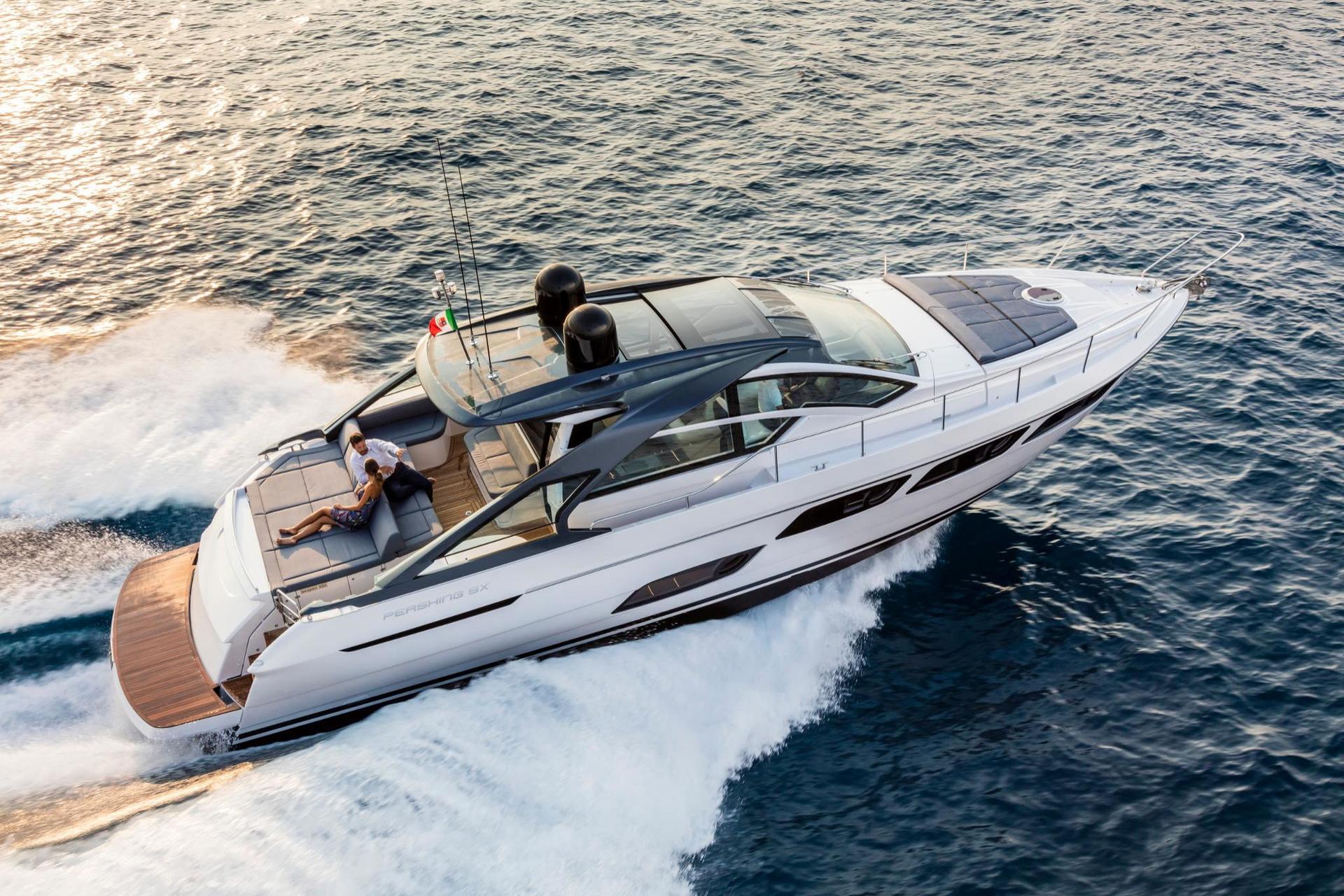 Яхта Pershing 5x доступна к просмотру на верфи